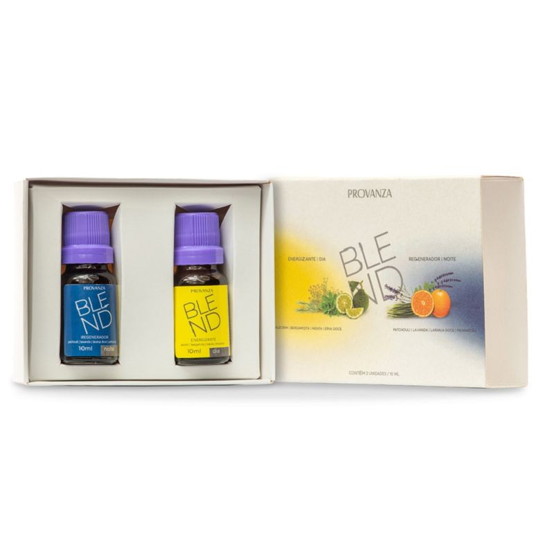 Kit Blend Óleos Essenciais Energizante E Regenerador Provanza