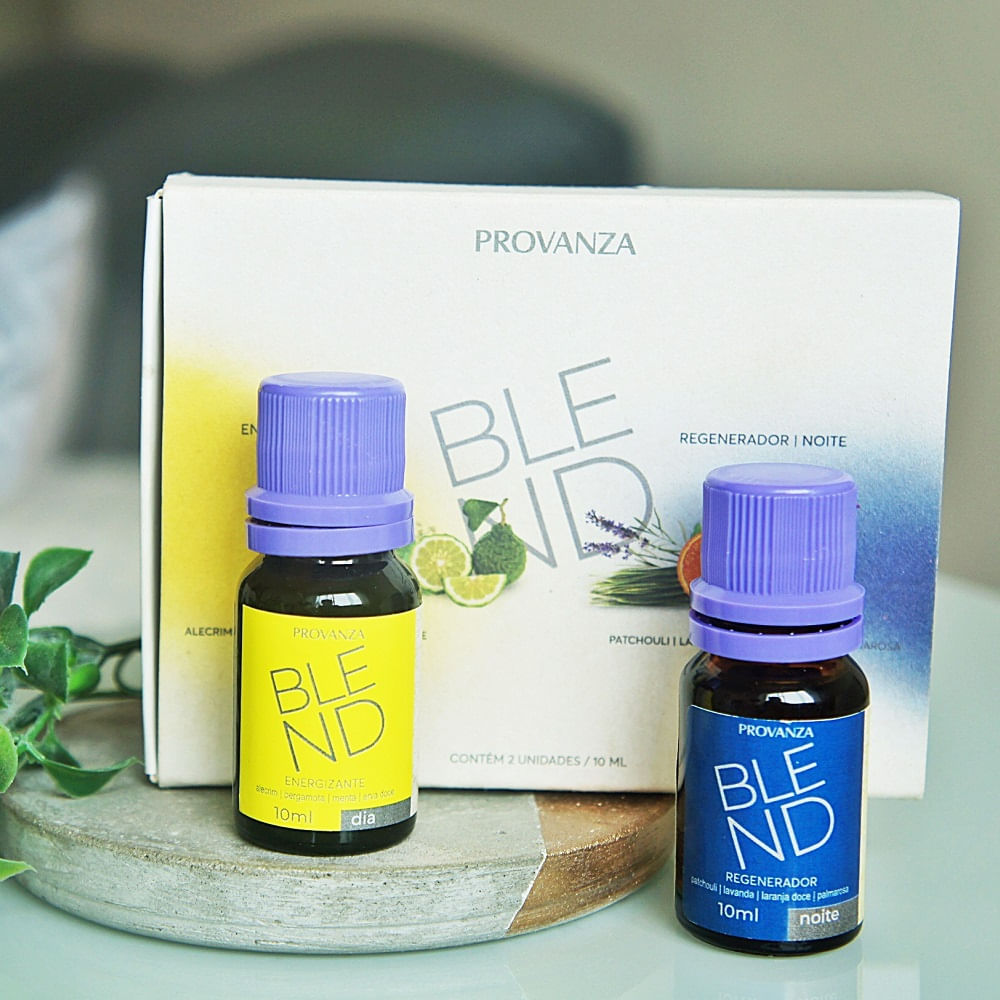 Kit Blend Óleos Essenciais Energizante E Regenerador Provanza