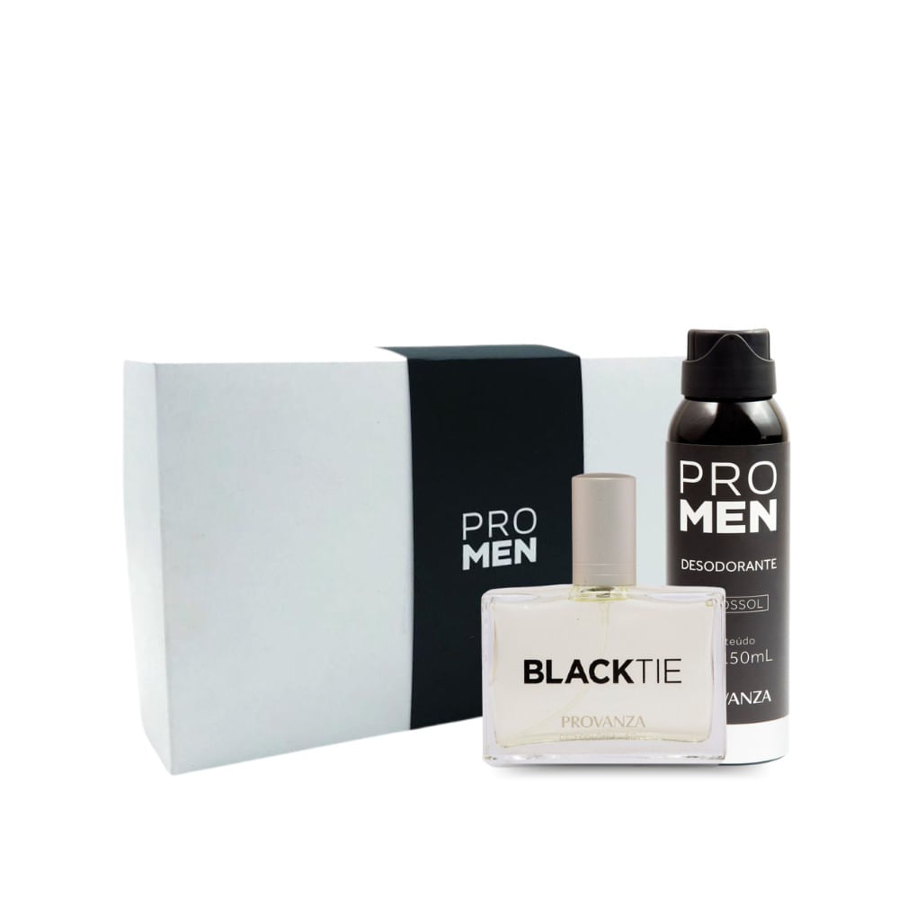 Kit Presente Pro Men - Colonia Black Tie E Desodorante Provanza