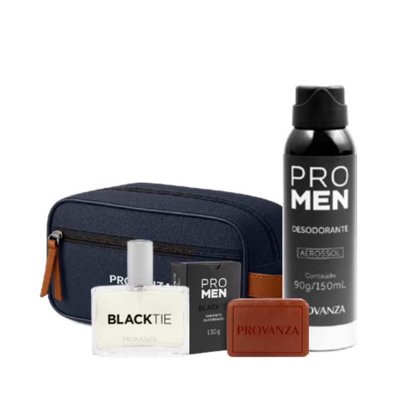 KIT NECESSAIRE BLACK TIE - HOMEM PERFUMADO