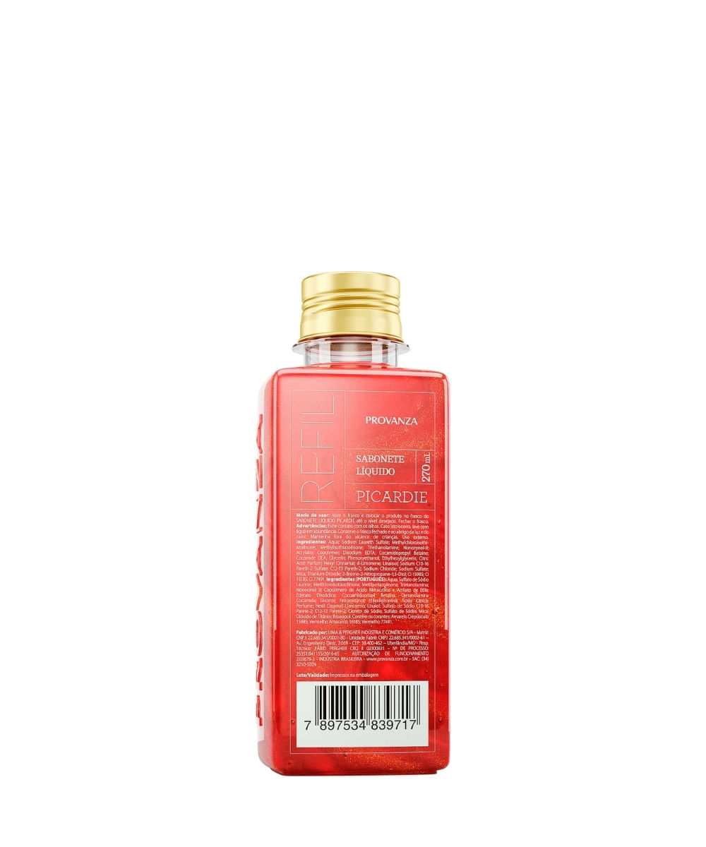 Refil Sabonete Líquido Picardie 270Ml Provanza