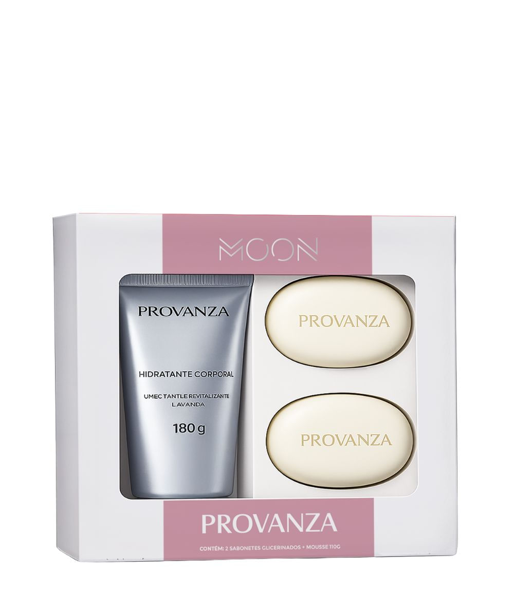 Kit Moon Mousse Hidratante e Sabonete Glicerinado Provanza