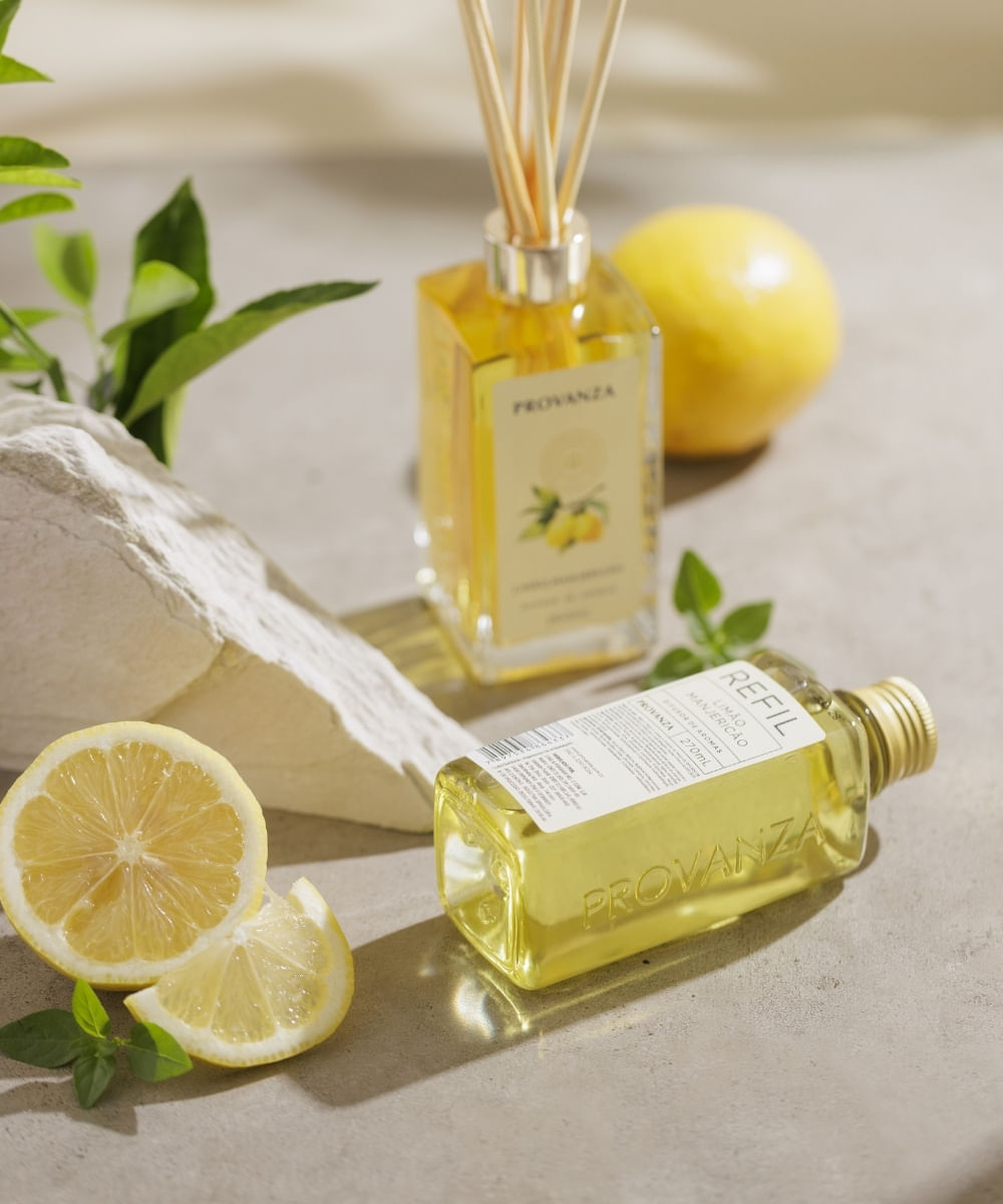 Refil Difusor De Ambiente Limão E Manjericão 270Ml - Encontros no